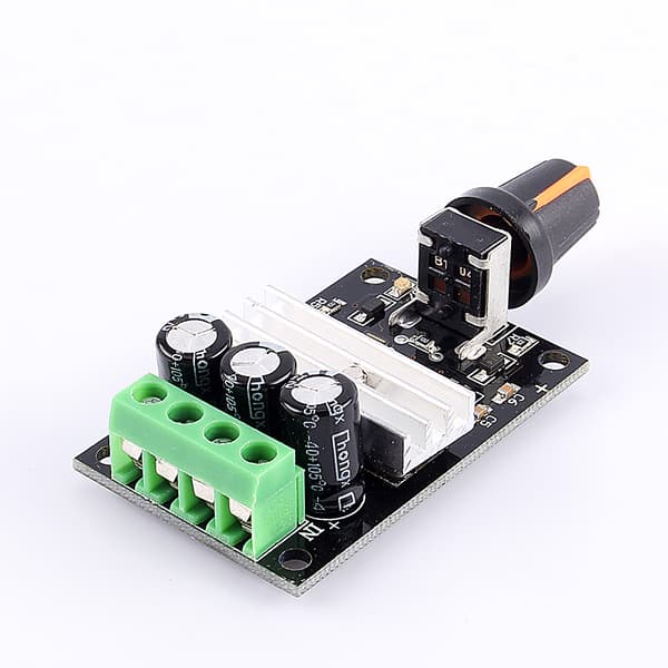 DC6-28V 3A Variabel Motorhastighed PWM Justerbar Regulator Controller Switch+Knob