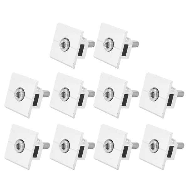 10 st solpanel mittklämmor vattentät montering aluminiumfäste monteringstillbehör