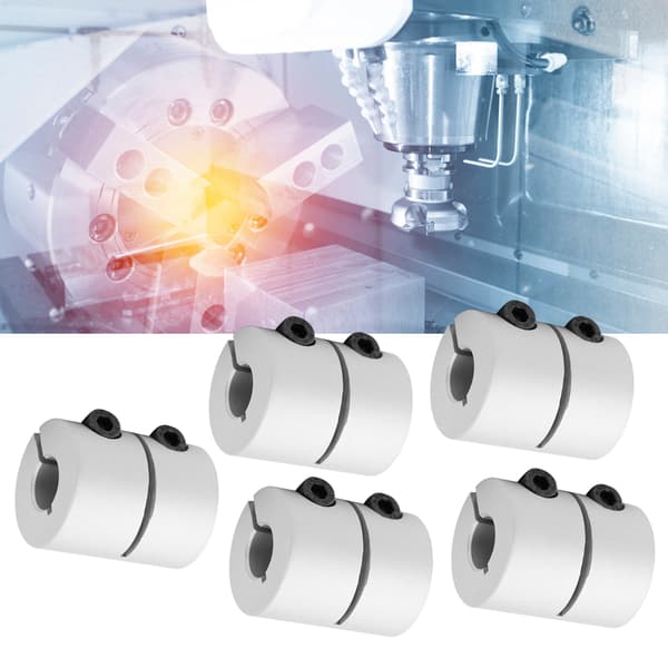 5 stk. akselkobling i aluminiumslegering til 3D-printer, servomotor, stepmotor