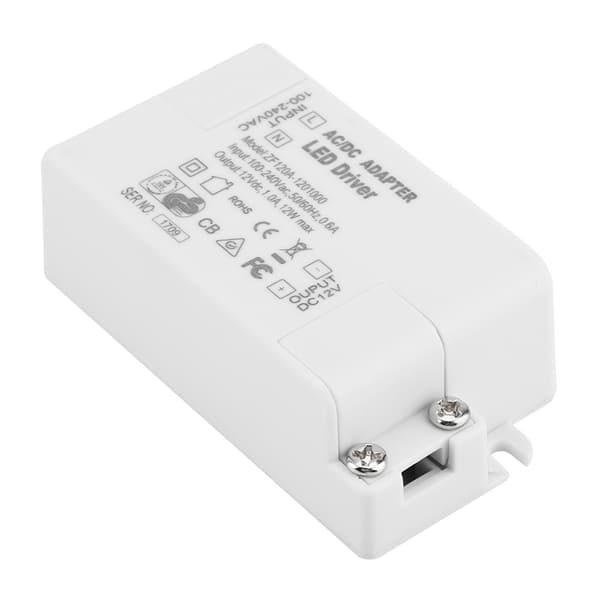 AC 100-240V til DC 12V SMD LED Driver Switch Strømtransformator til LED Strip Lys (12W)