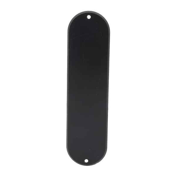 Vanlig 32 mm plastgitarrplektrumskyddsplatta, oförborrad, obehandlad vit, för elgitarr i Tele-stil, 1-pack