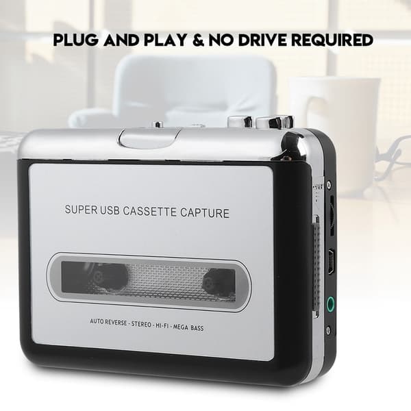 Kassette til PC-konverter MP3 CD Audio Capture Digital musikafspiller