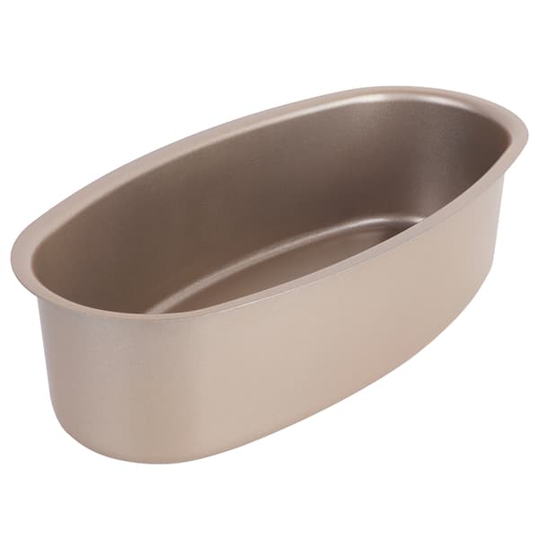 Guld DIY Ovalformet Kageform Non-stick Bageform til Ostekage