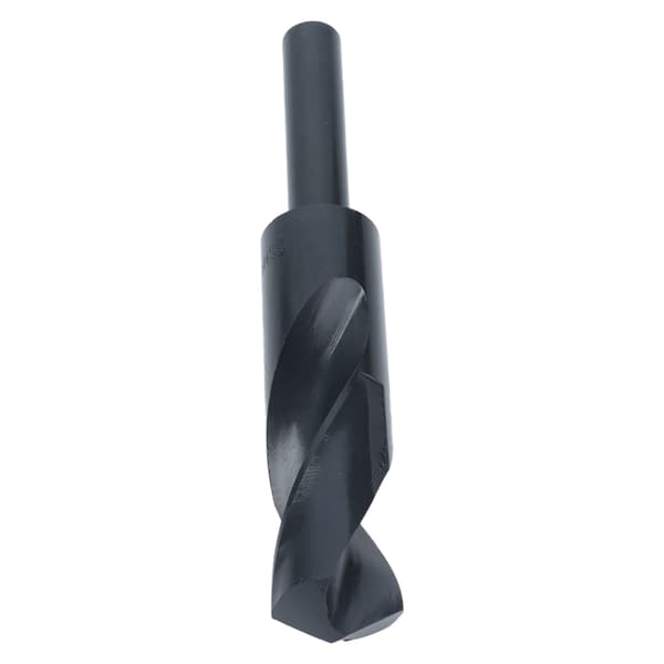 Borebits med reduceret skaft HSS Twist Lige 1/2in skaft Boreværktøj 24.5mm Sort