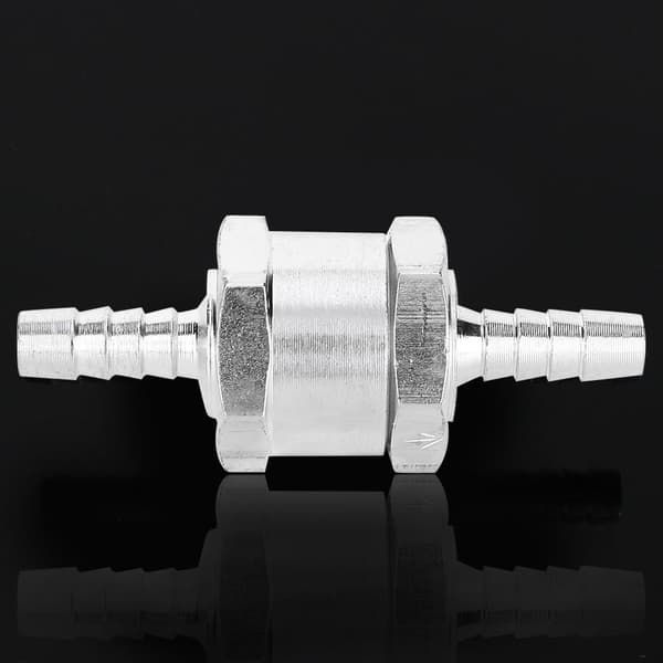 Aluminium Bränsle Backventil Envägs Bensin 6MM
