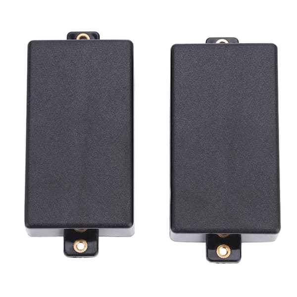 2 st elgitarr Humbucker Pickup-skydd förseglade gitarrreservdelar (svart)