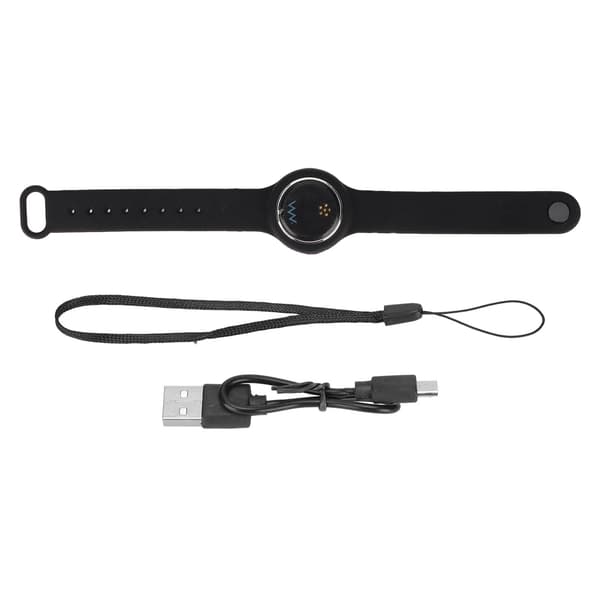 Bluetooth Tracker W8, Bærbar Lokalisator i Realtid, 5V/1A Tovejs Nøglefinder til Android, Sort