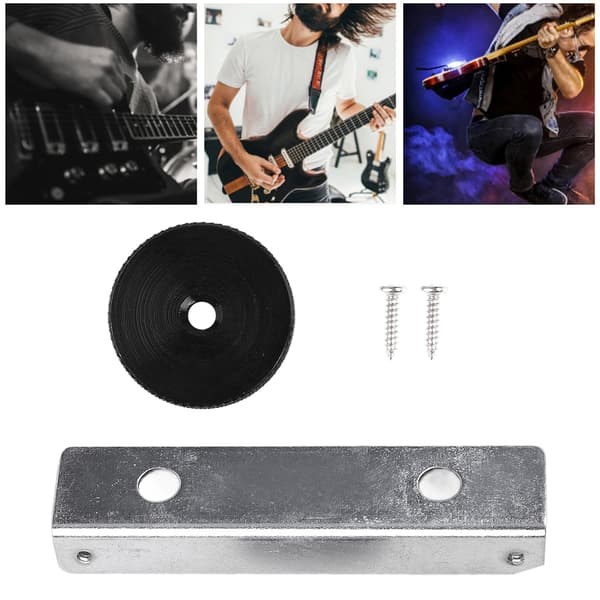 Gitarrfäste Metall Slitstarkt Professionellt Potentiometerfäste för Jazzmaster Plektrumskydd