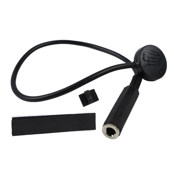 Akustisk Gitarr Pickup Svart Universal Trä Gitarr Kontakt Mikrofon Pickup för Stränginstrument