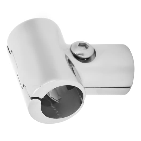 Rustfrit Stål 3-vejs T-stykke Union Fitting til Marine Rør, 22mm/0.9in Modhager Rørforbindelse, Båd VVS Tilbehør