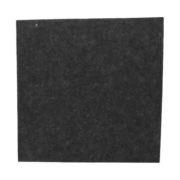 6 stk. akustiske absorptionspaneler fortykket reducerer rumklang lydisolerende polstring absorber (sort)