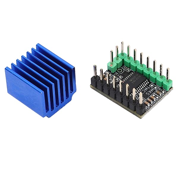 Stepper Motor Driver TMC2226 256 Microstep Lav Støj med Køleplade 3D Printer Tilbehør