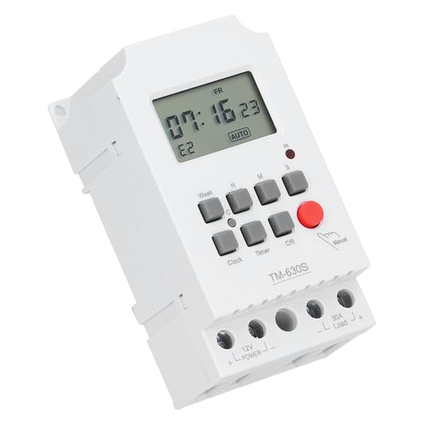 Mikrocomputer Timerkontakt 7-dages Elektronisk Tilbehør med Digitalt Display til Lysstyring