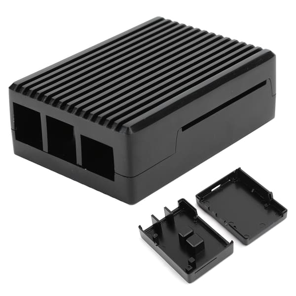 Aluminiumslegeringshus Metalindkapsling Køleskal til Raspberry Pi 4B