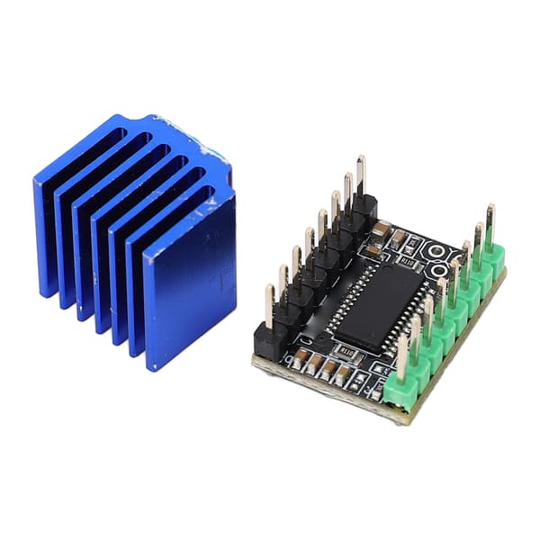 TMC2225 MKS Stepper Motor Driver Board med køleplade lydløs motordrivermodul til 3D-printer