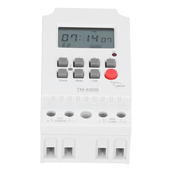 Mikrocomputer Timerkontakt 7-dages Elektronisk Tilbehør med Digitalt Display til Lysstyring