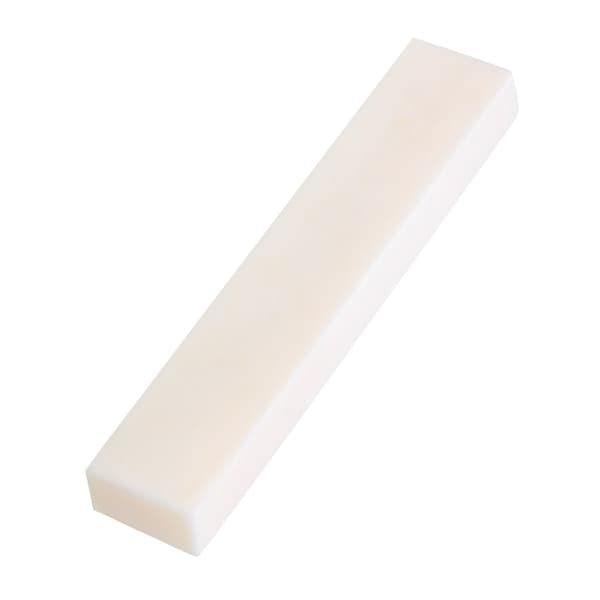 1 st anpassad blank buffelbensträngsadel för klassisk elektrisk akustisk gitarr 52x6x10mm