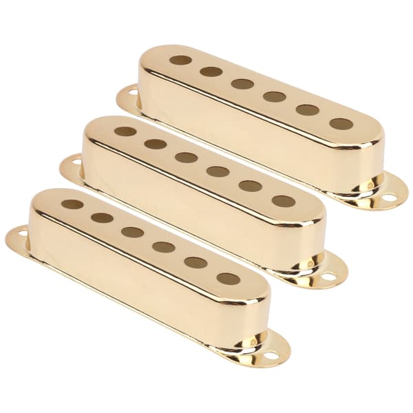 3-pack enkelspoliga pickup-kåpor mässing 48mm/50mm/52mm gitarrdelar för ST SQ elgitarr