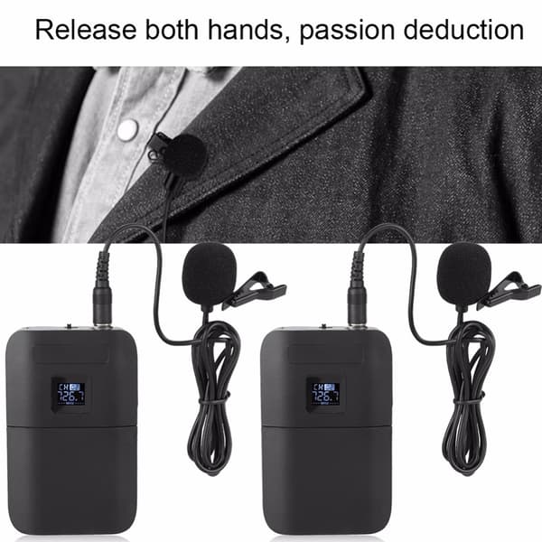 E8 Universal Clip-On Reversmikrofon Trådløst Bærbart Multifunktionelt Lydudstyr