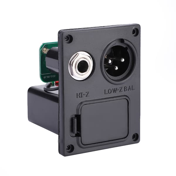 LCD 5-bands akustisk gitarr förförstärkare EQ LC-5 Equalizer Stämapparat Piezo Pickup