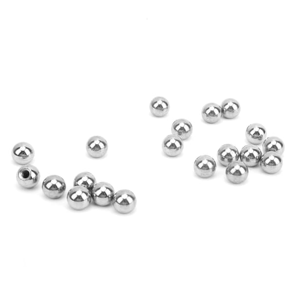 20 stk. M4 gevindkugle i rustfrit stål til boring og trimning af perler til 3D-printer magnetiske samlinger