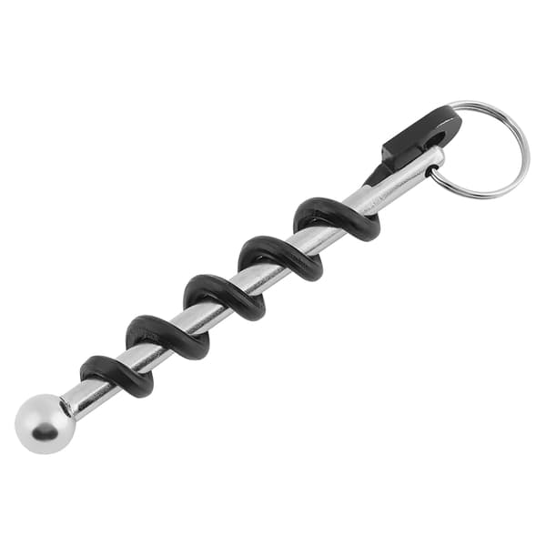 Multifunktionel Mini Vinflaskeåbner Nøglering i Rustfrit Stål