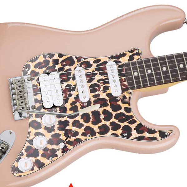 Hvid Loaded Scratchplate Pickups Sæt Dele Til Elguitar (Tigerstribe)