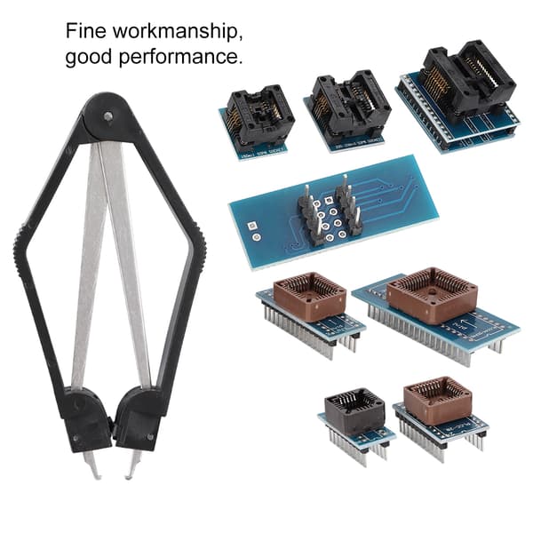 9 st IC-programmeringsadaptersats för TL866CS TL866A EZP2010 Chip Extractor Tool