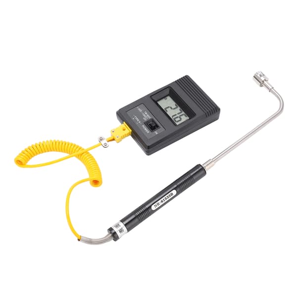 Tm‑902c Industriel LCD-display Digital Sensor Termometer med Buet Skaft Overfladetermoelement ‑50‑500℃