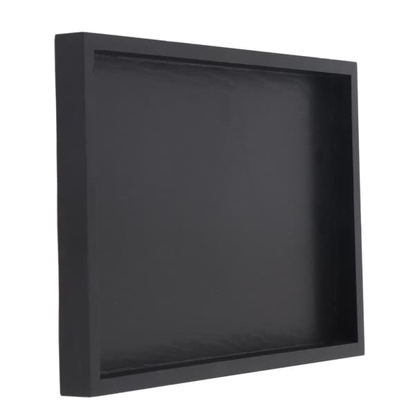 Rektangulær serveringsbakke i massivt træ til te, kaffe, snacks, mad, restaurantbakker 22*12*2cm