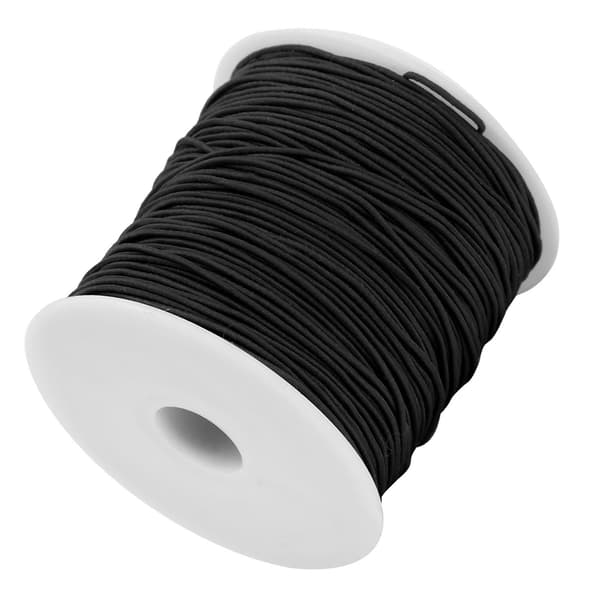Sort elastisk tråd DIY perletråd perlesnor til armbånd smykkefremstilling håndværk