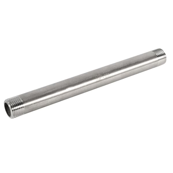 Rustfrit stål BSP han x han gevindadapter rørfitting (1/2\")
