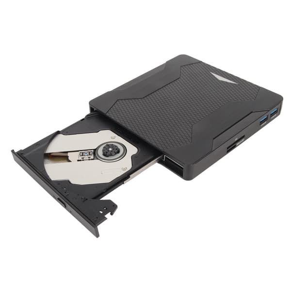 USB 3.0 Type-C Eksternt DVD-drev, Støjsvag Plug & Play CD/DVD-brænderafspiller med lys