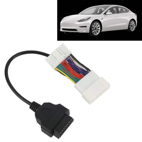 OBD2 16-bens diagnostisk kabelstik til Tesla Model 3/Y (2019-2021)