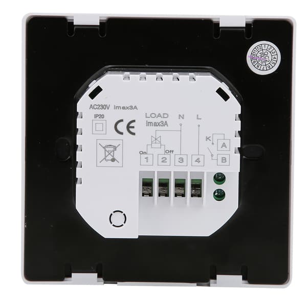 Digital LCD Programmerbar Termostat för Hushåll Elektrisk Värmetermostat Temperaturregulator