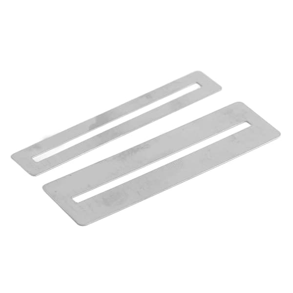 Metallgitarrbandskydd 2-pack, 8 cm, rostfritt och robust greppbrädeskydd för el- och akustiska gitarrer