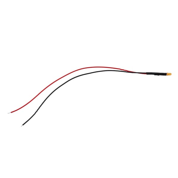 50 kpl esijohdotettuja DC12V diffuuseja LED-diodeja, monivärinen valo 3mm oranssi (#2)