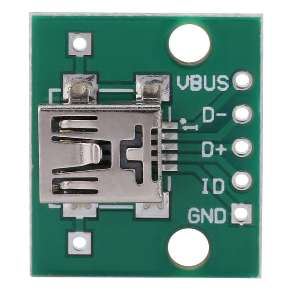 10 stk. Mini USB til DIP-adapterkort 5P til 2,54 mm printkort DIY USB-strømforsyning