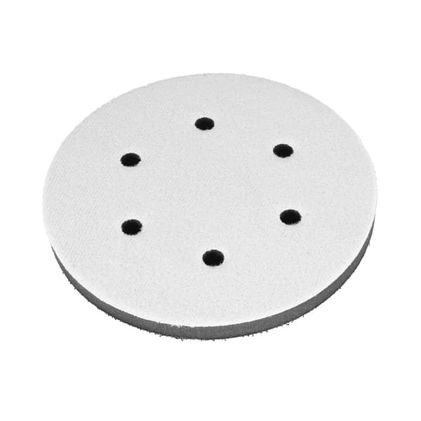 150 mm diameter blød buffer svampe-interfacepude til slibepuder (6 huller)