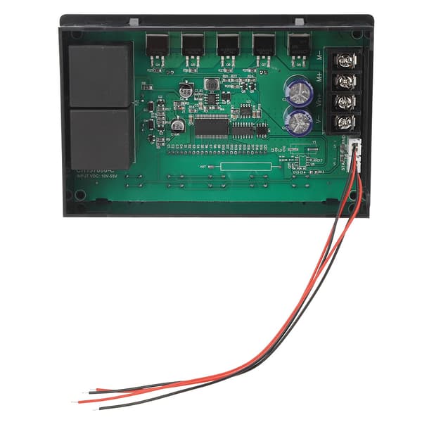 60A 10-55V DC Borstmotor Varvtalsregulator Digital LCD Långsam Körning/Stopp Timer Vändbar