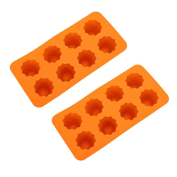 Halloween Spøgelse Silikoneform 8-Huls 3D Chokolade Slikbakke til Isterninger, Budding & Kagepynt