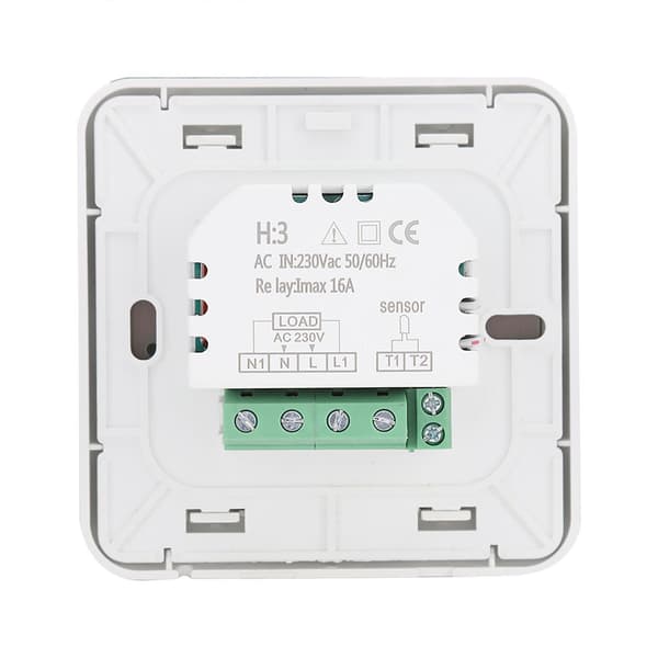 Gulvvarmetermostat Temperaturregulator 16A 230V