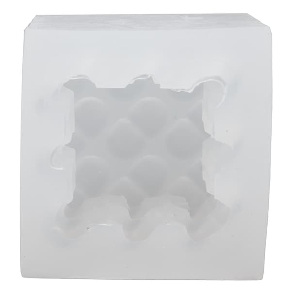 3D Hjerte Terning Aromaterapi Lys Silikoneform Fødevaregodkendte Lysforme til Bryllupper Jubilæer