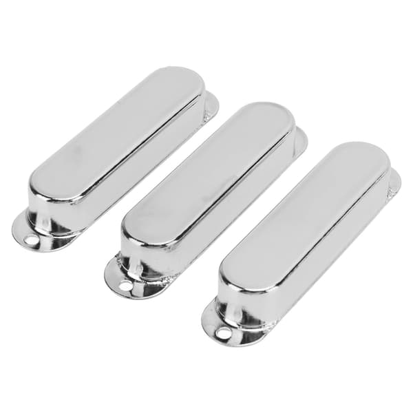3-pack elgitarr single coil pickup-skydd koppar gitarrtillbehörssats silver