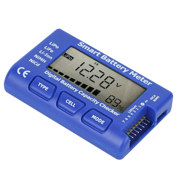 5-i-1 Intelligent Digital Batterimåler Batterikapacitetstester med LCD-display
