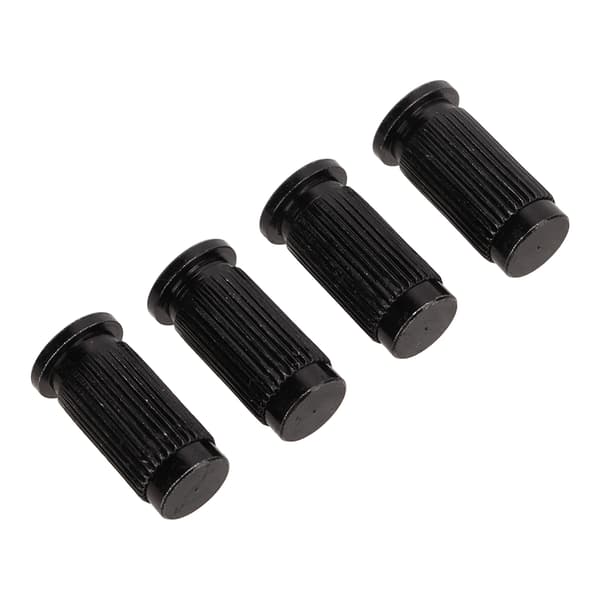 4-pack justerbara gitarrstallankare i metall, svarta fästen för elgitarrstränghållare
