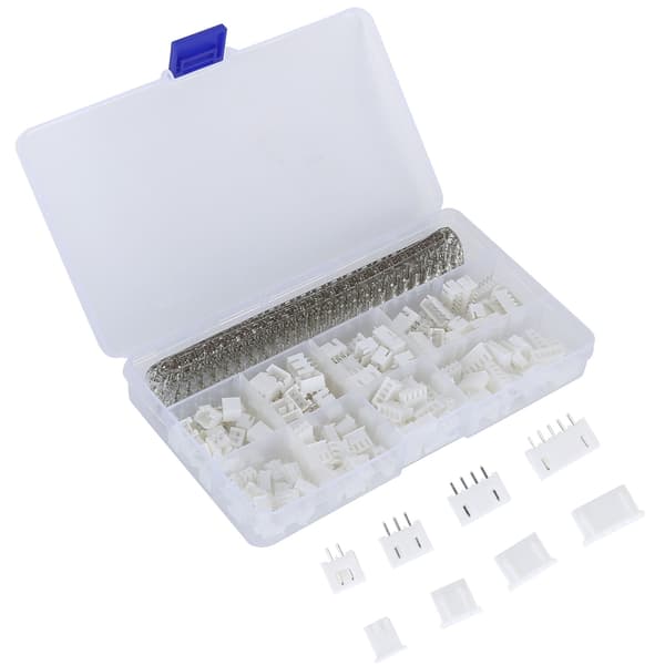 560 stk. Pin Header Terminaler Elektrisk Ledningskrympestik Huse Sortimentssæt 2,54 mm
