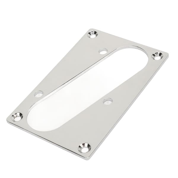 Single Coil Pickup Ramme til Elguitar - Flad Hvid Trimring, 1-pak Erstatningshardware