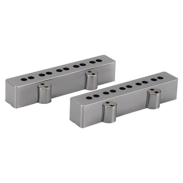Basgitarr Pickup-skydd 5-strängad Elbas Reservdel Kromad ABS-plast 1 Par Hårdvarutillbehör