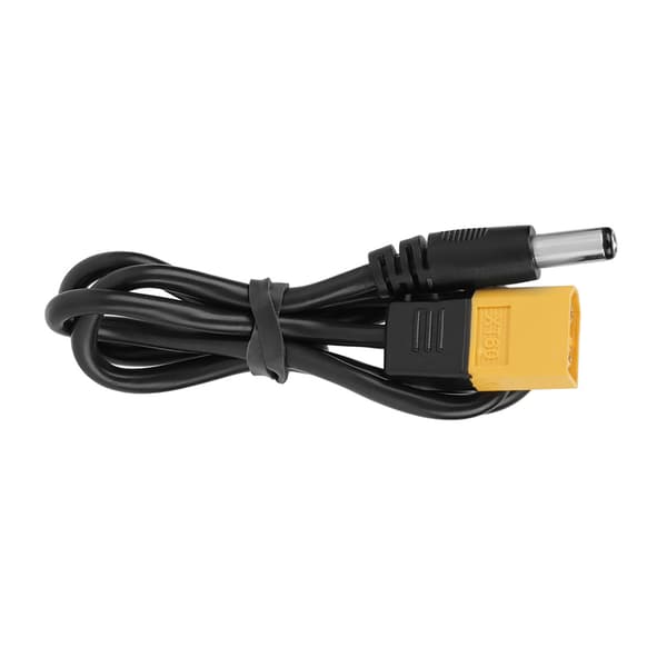 XT60 han-kuglestik til han DC 5.5 x 2.5mm DC5525 strømkabel